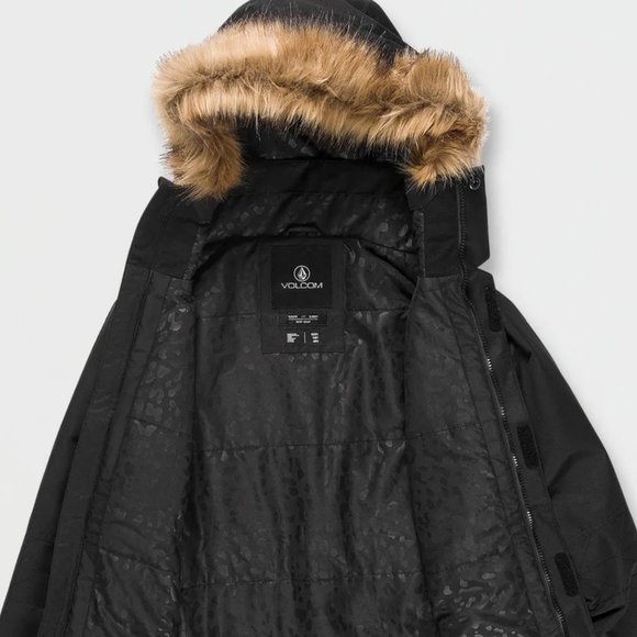 NEW Volcom Womens Fawn Insulated Jacket Skiing Snowboarding Black Sz M - Picture 5 of 8